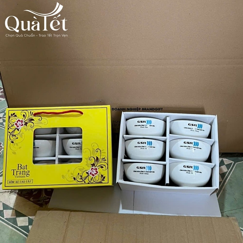 Bộ 6 bát cơm quà tặng