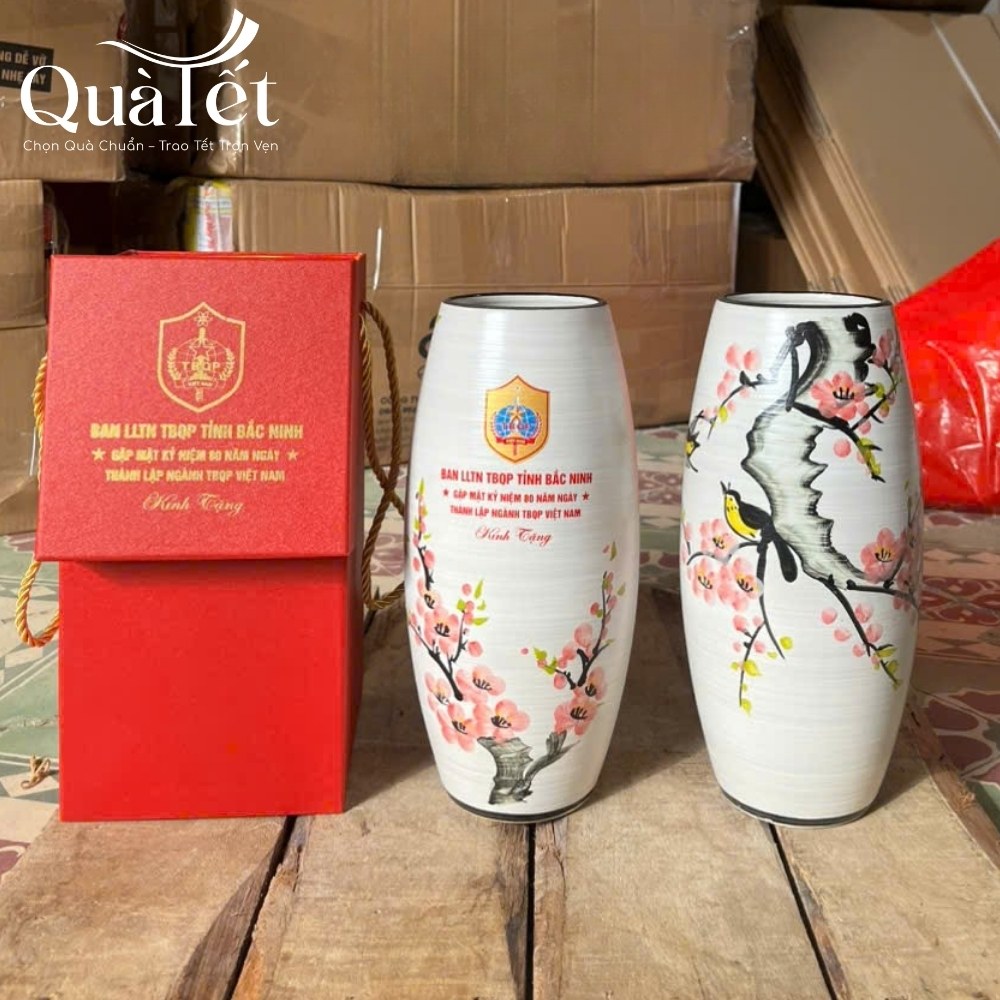 Lọ hoa gốm sứ Bát Tràng