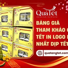 Bảng giá tham khảo quà tết in logo số lượng lớn
