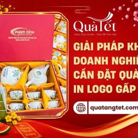 Giải pháp quà tặng Tết in logo xử lý gấp cận tết