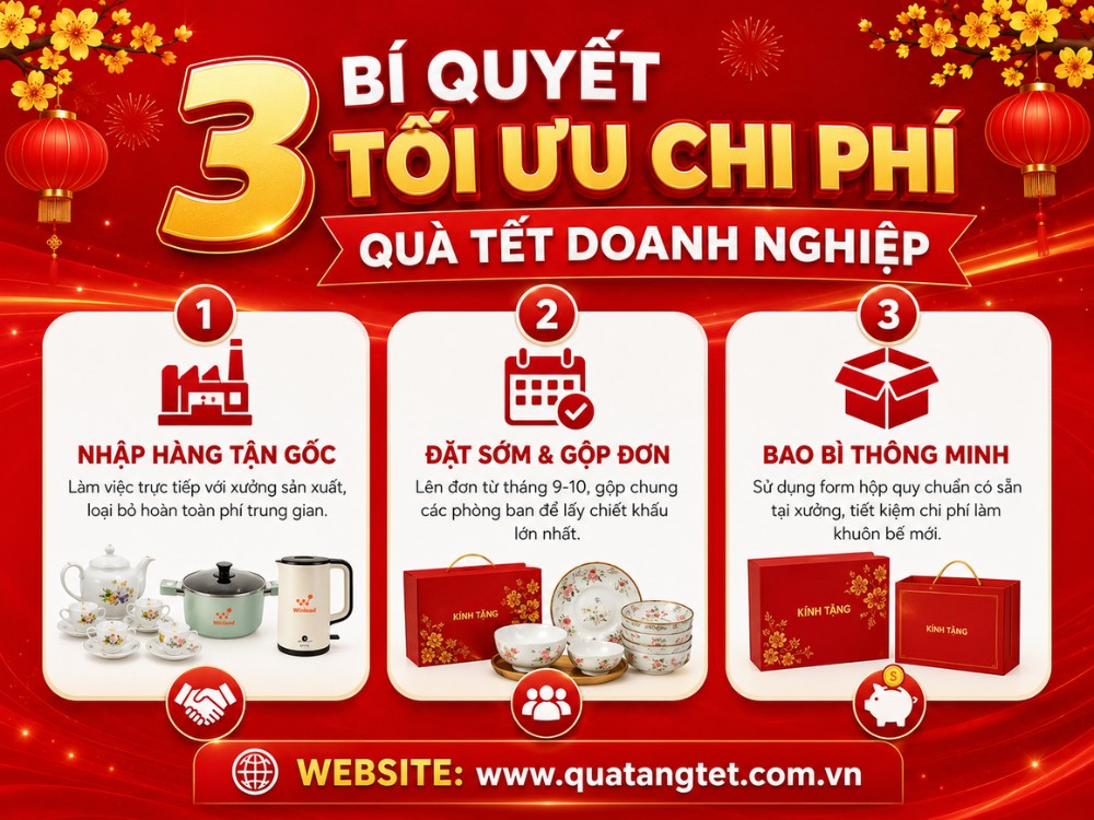 3 cách tối ưu chi phí quà tết doanh nghiệp