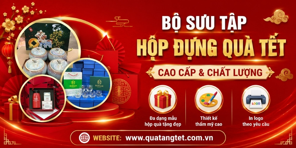 Mẫu hộp đựng quà tặng tết