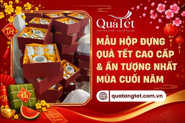 Mẫu hộp đựng quà tặng tết