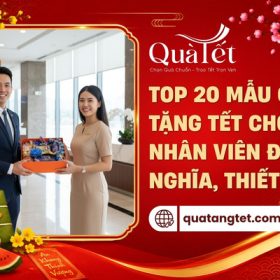 Mẫu quà tặng tết nhân viên in logo