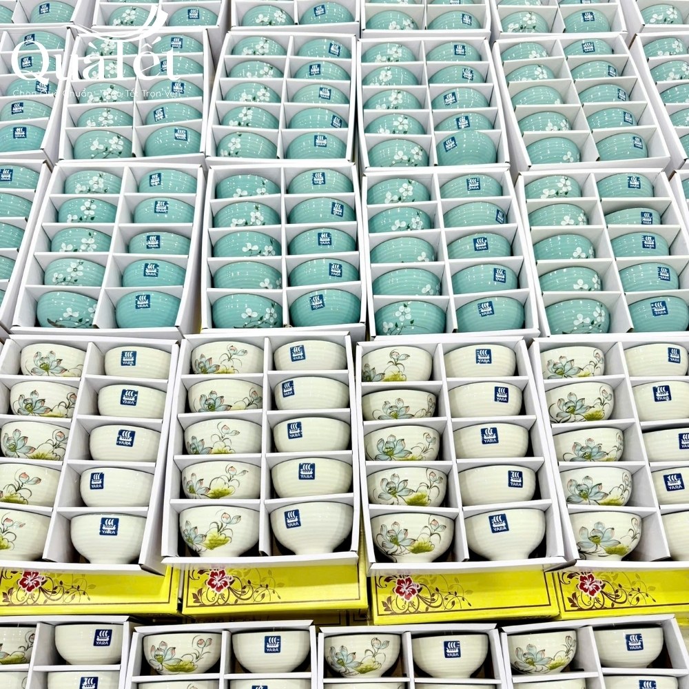 Sản xuất quà tết số lượng lớn in logo