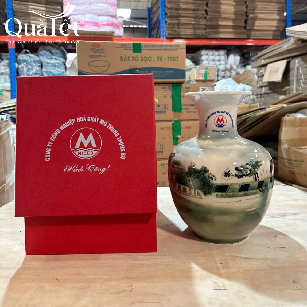 Lọ tỏi quà tặng in logo