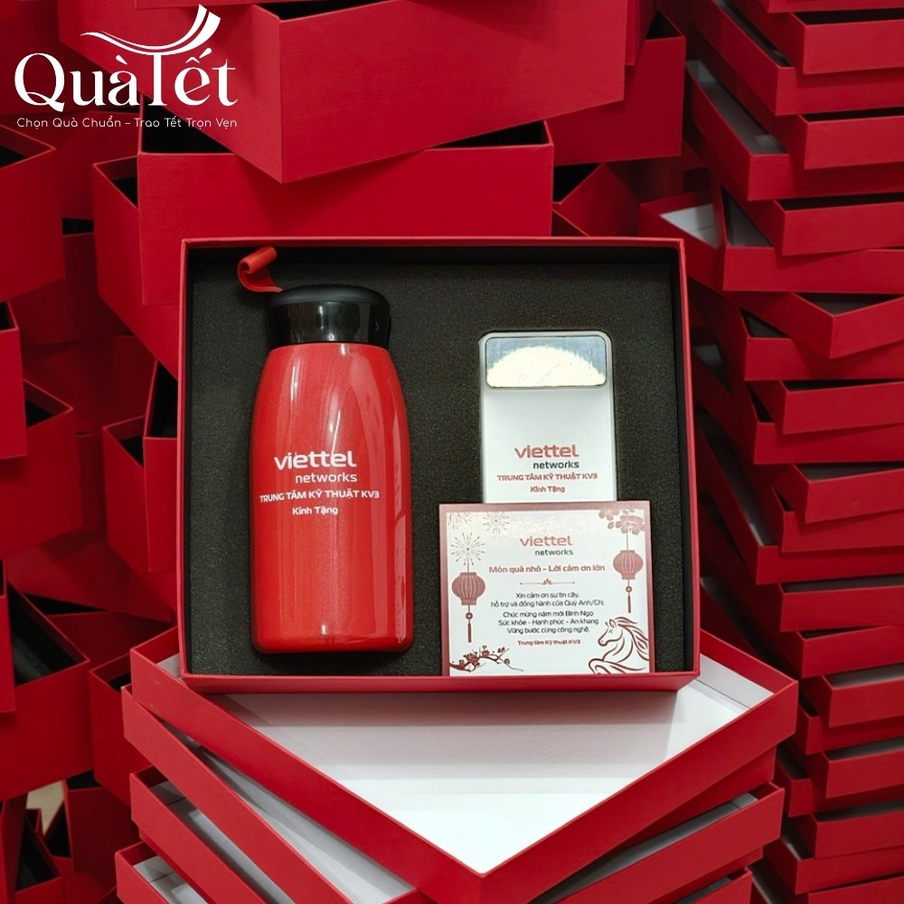 Giftset quà tết in logo