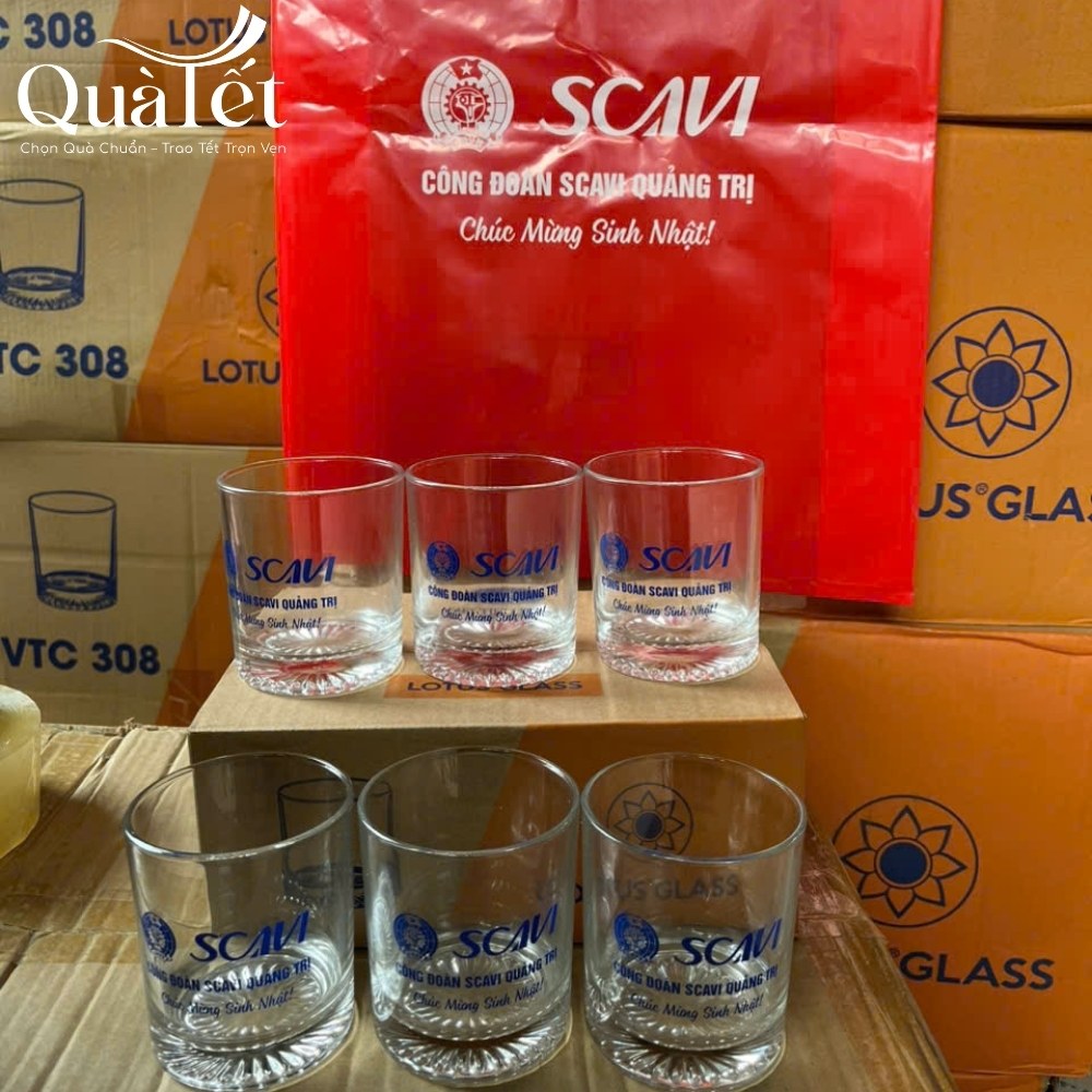 Bộ 6 cốc thủy tinh