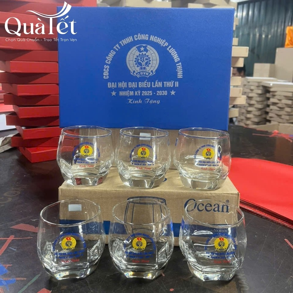Bộ 6 cốc thủy tinh