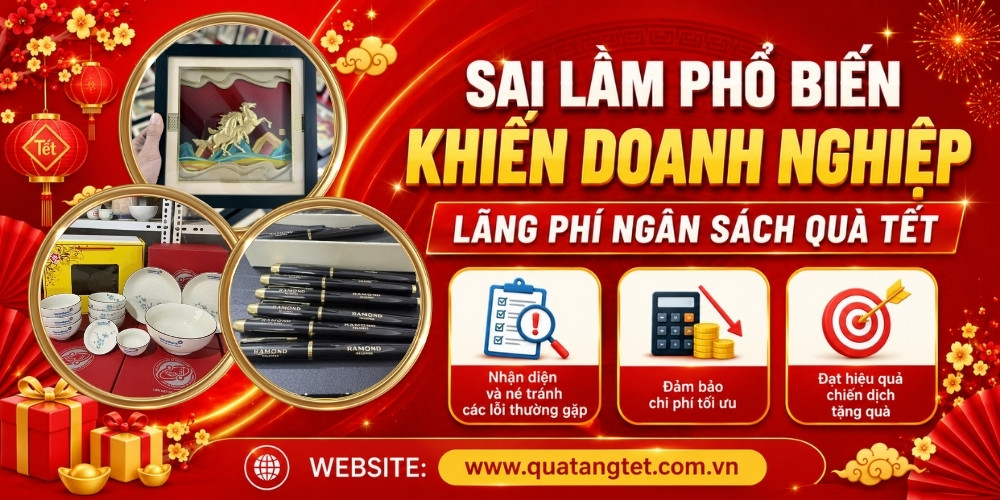 Sai lầm phổ biến khiến lãng phí ngân sách quà tặng