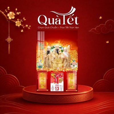 Lịch Bloc Treo Tường Cao Cấp Phúc Lộc Thọ Tráng Gương QT-LT04 - Ảnh đại diện