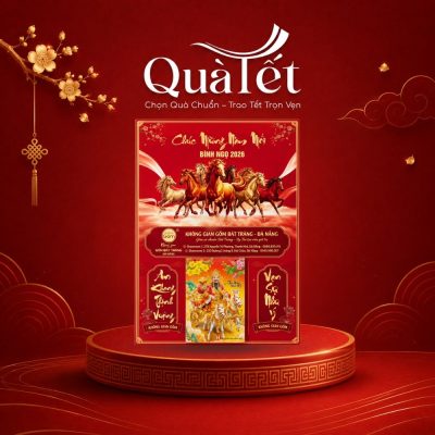 Lịch Bloc Treo Tường Mã Đáo Thành Công Kèm Túi Vải Đựng Quà Tết QT-LT01 - Ảnh đại diện