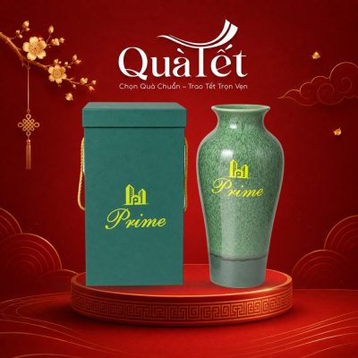 Lọ Hoa Men Hỏa Biến Dáng Đùi Dế Gốm Sứ Bát Tràng Quà Tặng Tết QT-LH02 - Ảnh đại diện
