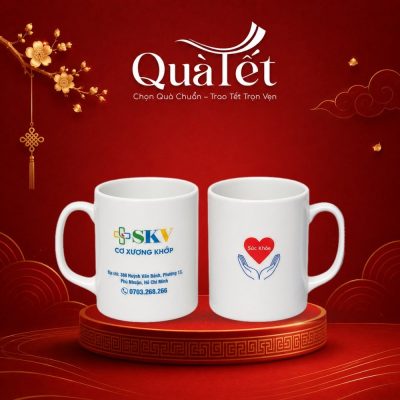 Ly Sứ Trắng Dáng Quai C Quà Tặng Tết In Logo Thương Hiệu QT-LS03 - Ảnh đại diện