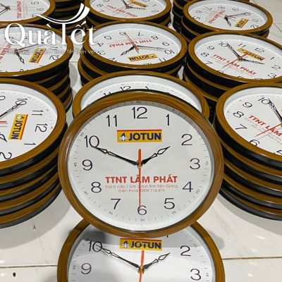 Mặt số đồng hồ in offset sắc nét thương hiệu Jotun và thông tin đại lý Lâm Phát
