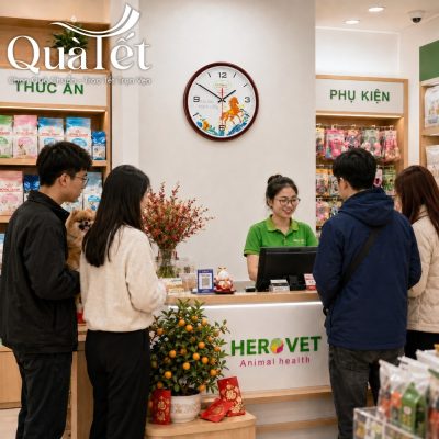 Đồng hồ Mã Đáo Thành Công QT-DH03 treo trang trí tại không gian cửa hàng
