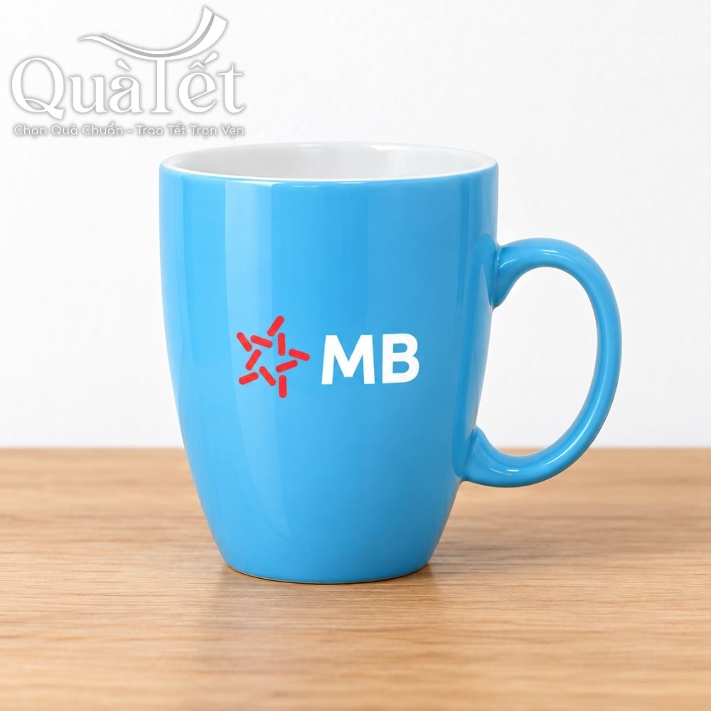 Bộ giftset quà Tết doanh nghiệp in logo sổ da, bút ký và cốc sứ QT-GS07 - Ảnh 3