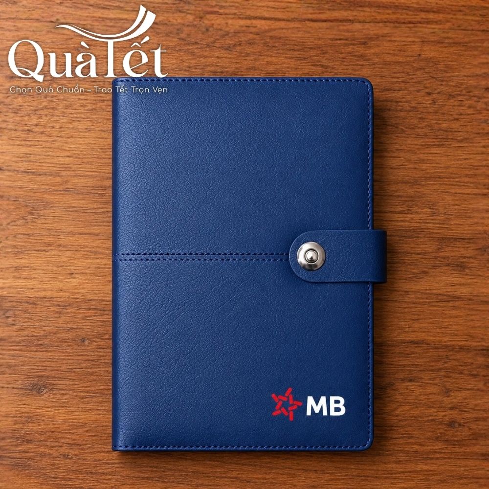 Bộ giftset quà Tết doanh nghiệp in logo sổ da, bút ký và cốc sứ QT-GS07 - Ảnh 4