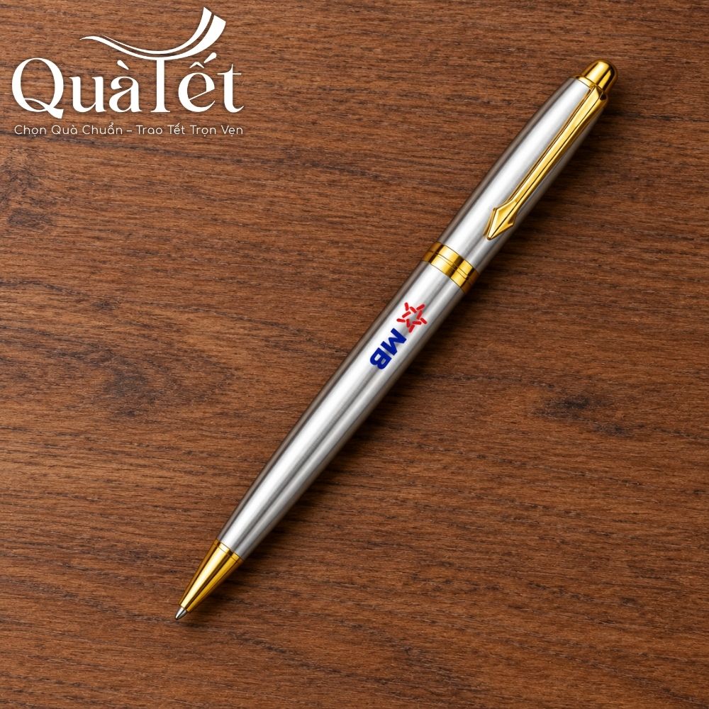 Bộ giftset quà Tết doanh nghiệp in logo sổ da, bút ký và cốc sứ QT-GS07 - Ảnh 5