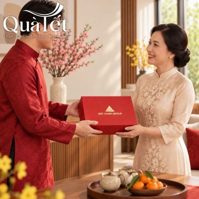 Bộ Quà Tết Tượng Dê Và Ví Da Đắc Lộc An Khang