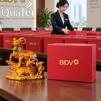Tượng Dê Phong Thủy Tam Dương Khai Thái Quà Tết